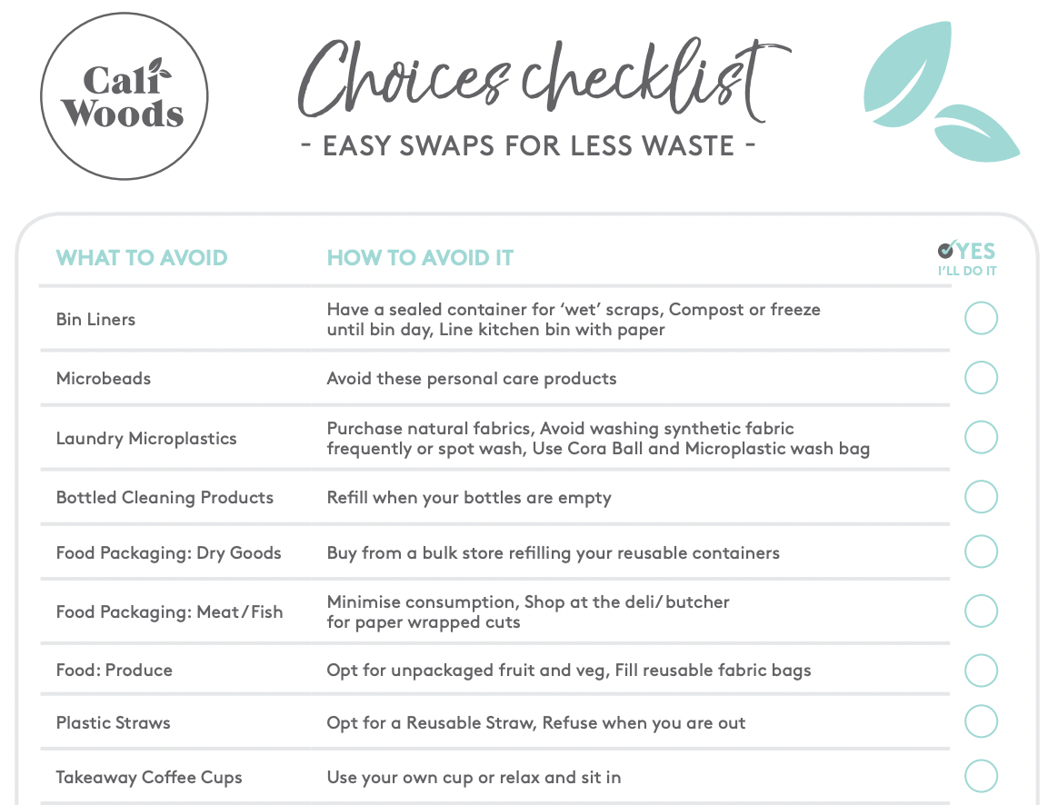 Easy Swaps For Less Waste