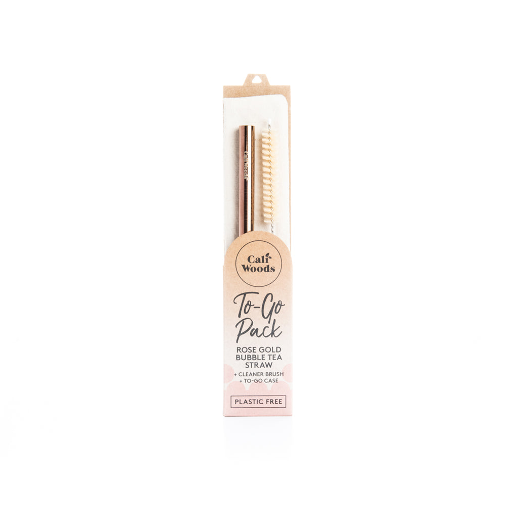 To-Go Straw Packs - Smoothie Straw Rose Gold