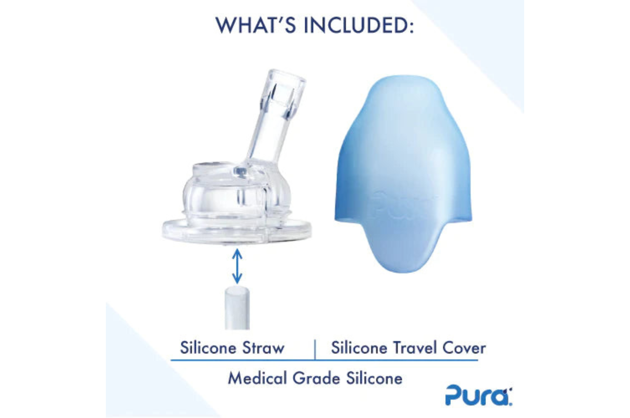 Baby & Toddler Bottles - Silicone Straw