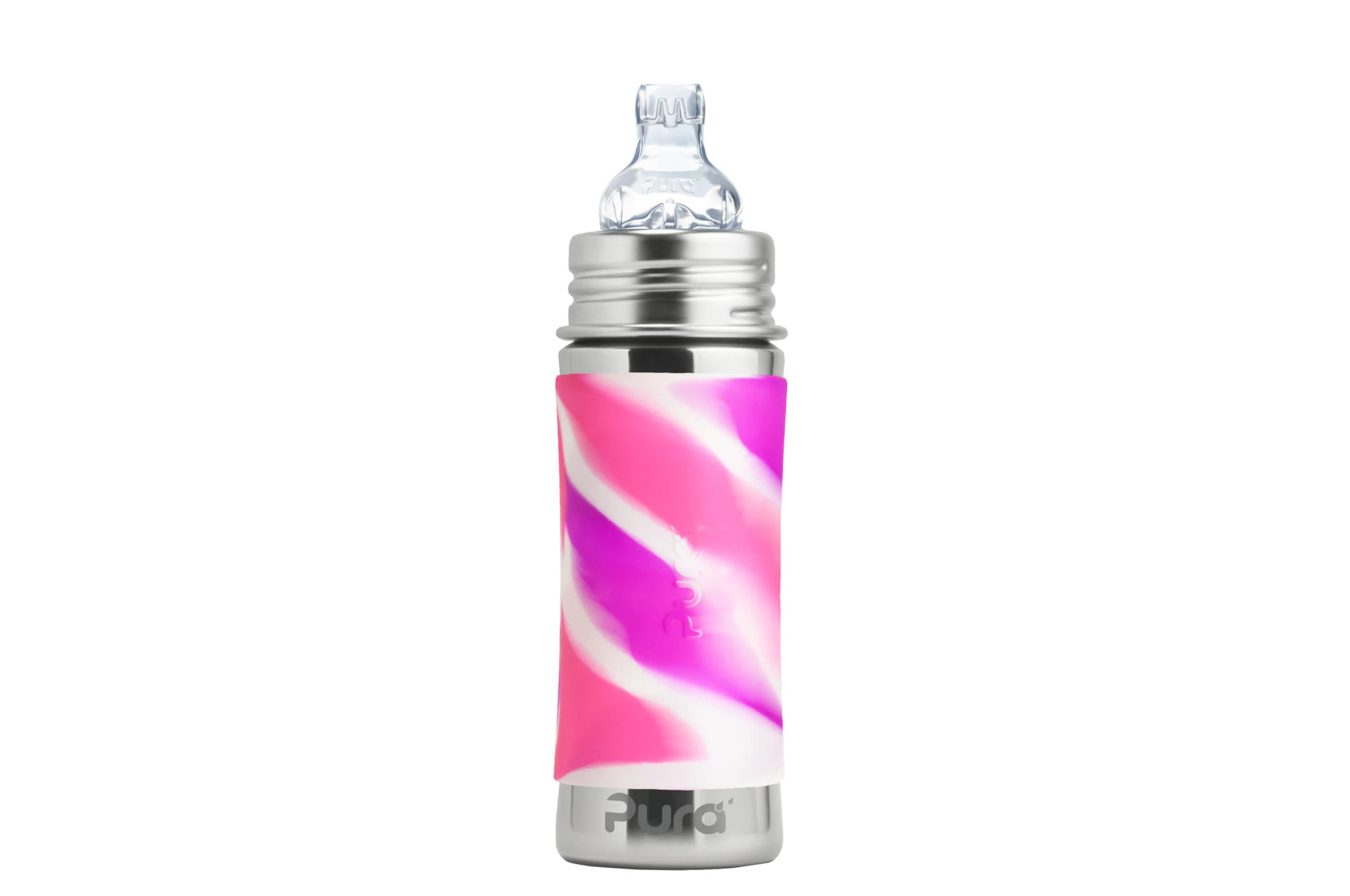 Baby & Toddler Bottles - Pink Swirl