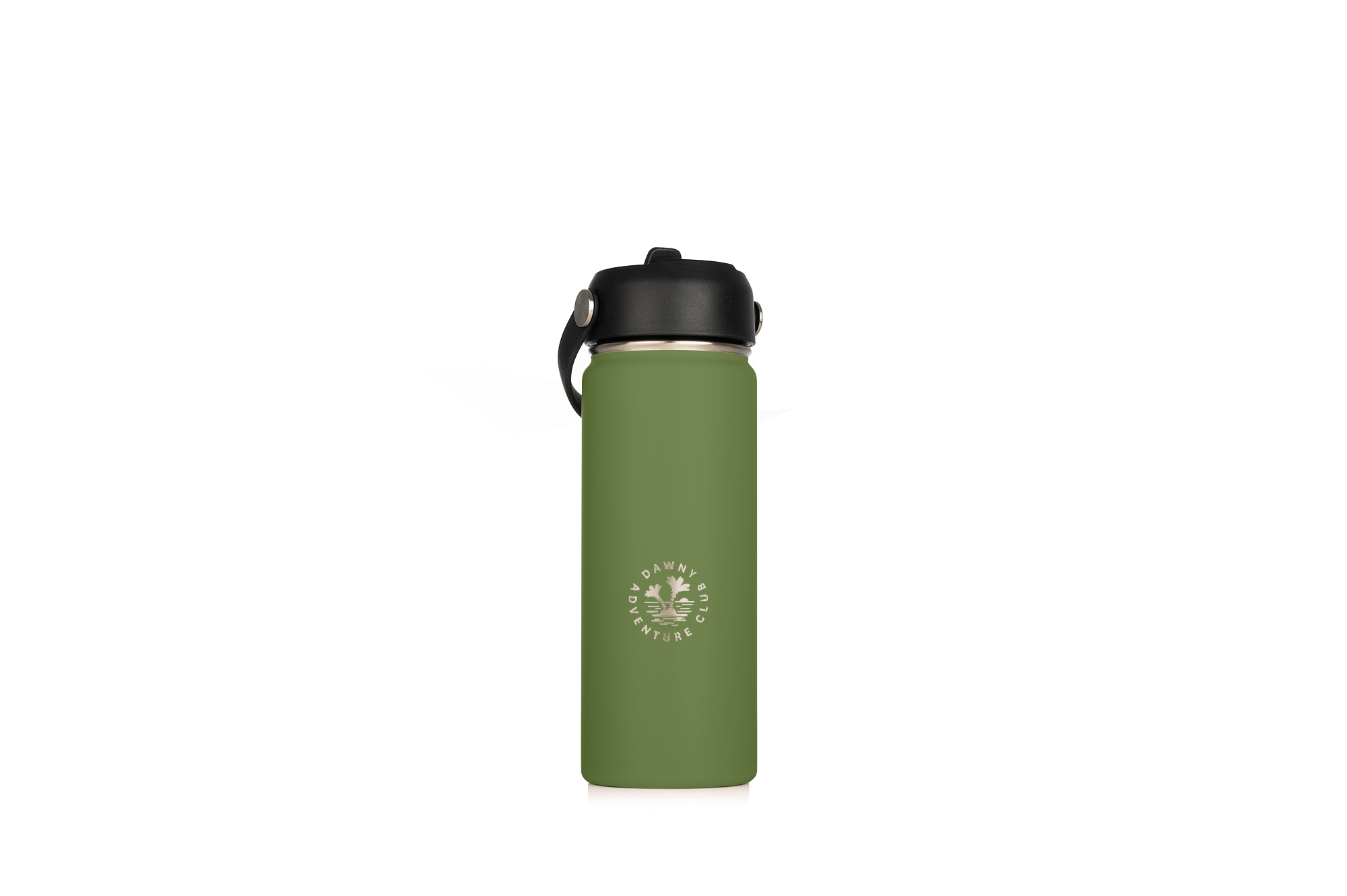 Dawny Adventure Club Insulated Drink Bottles - Moss - Moss - 530mL