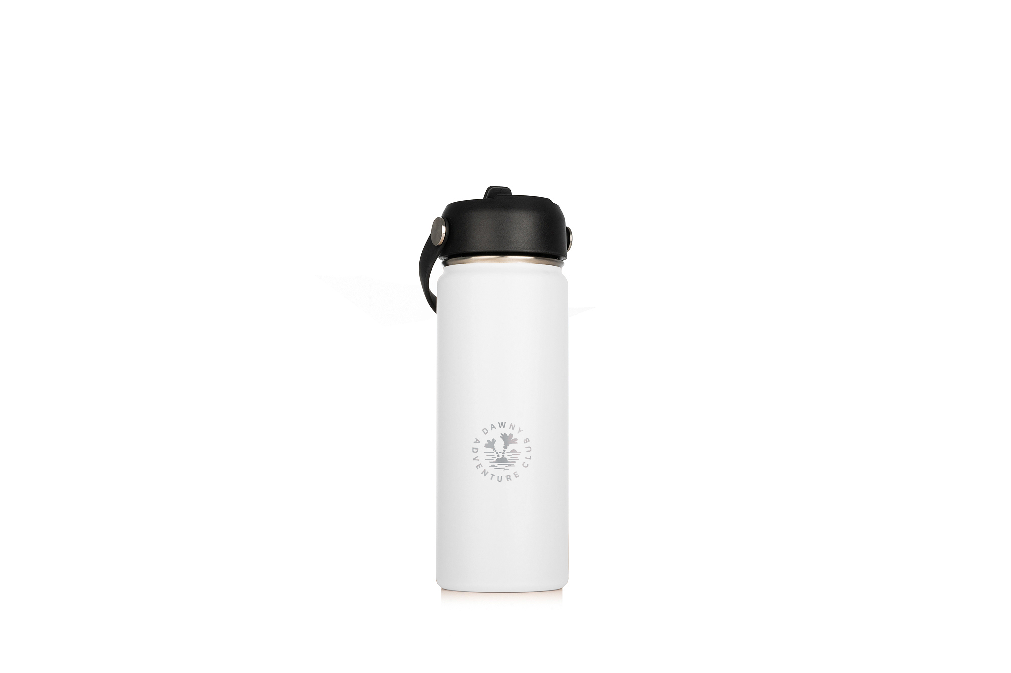 Dawny Adventure Club Insulated Drink Bottles - White - White 530mL
