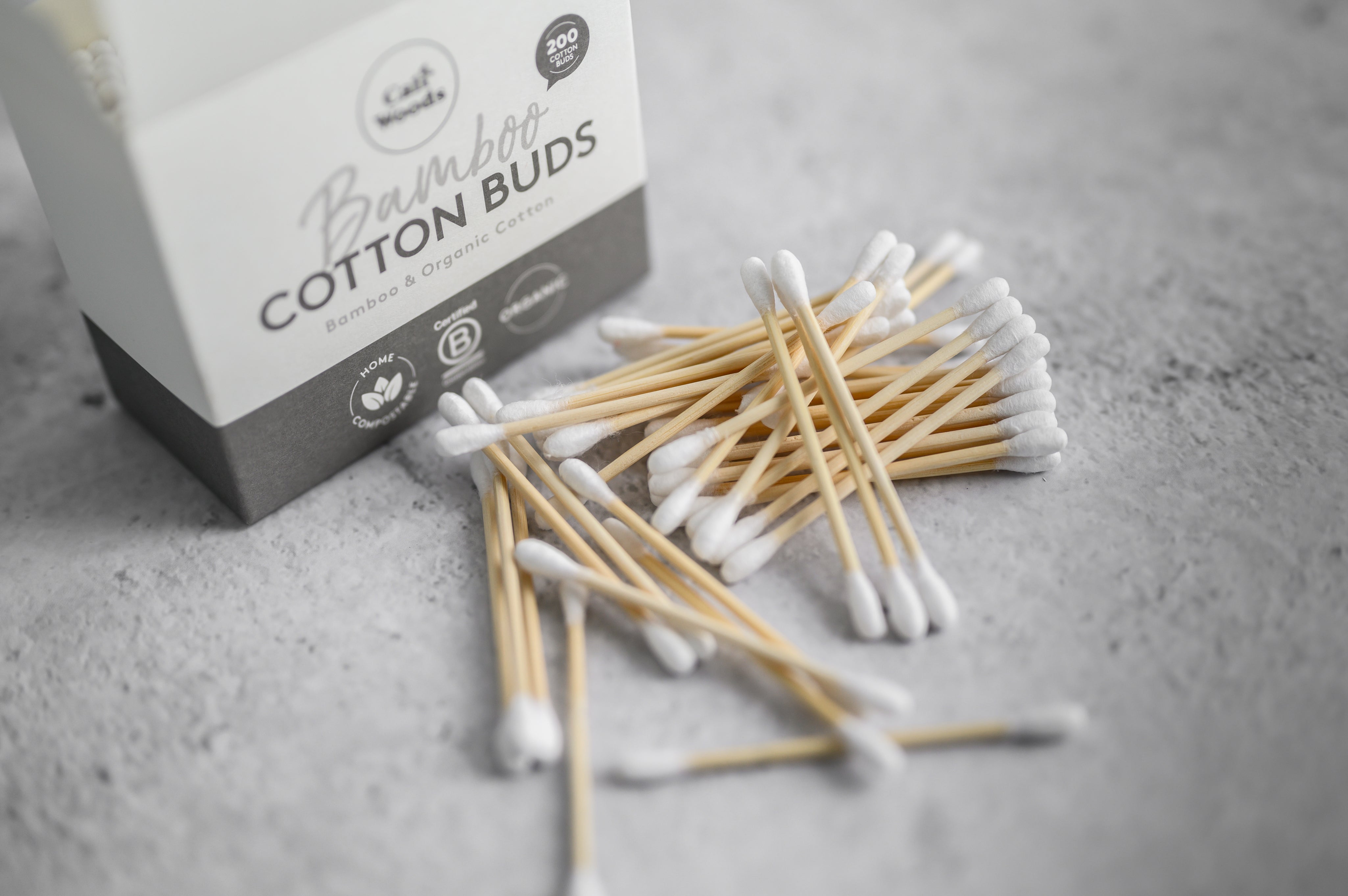 Organic Cotton Buds Bamboo Ear buds Cottonbuds