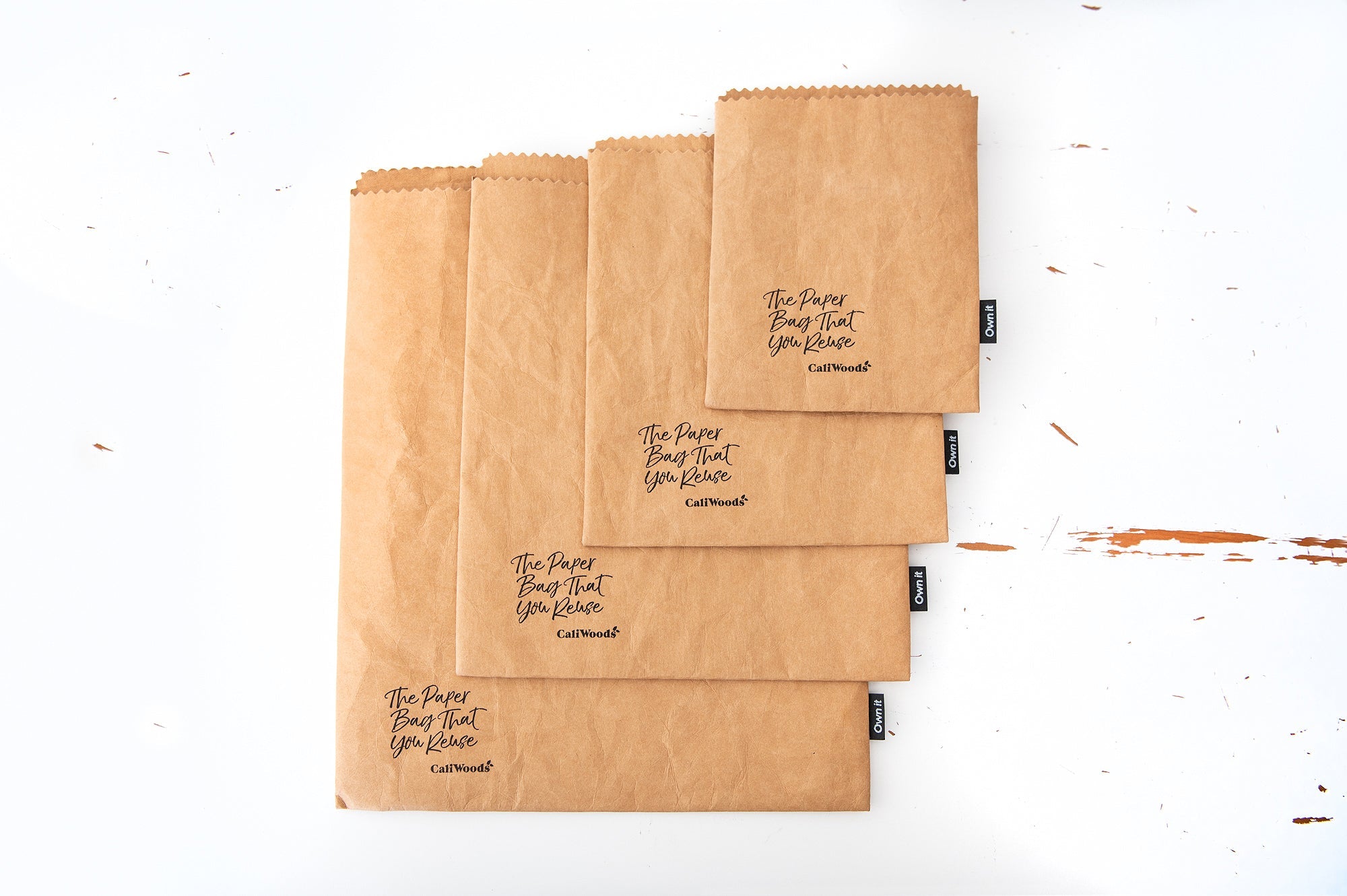 Reusable Paper Bag - Flat Bag - Medium