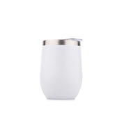 Insulated Short Cups - Rounded White