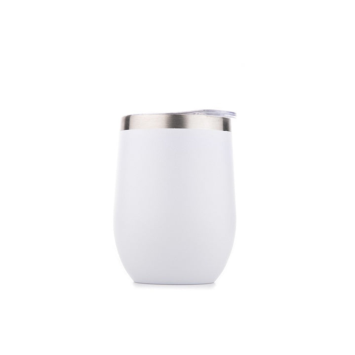 Insulated Short Cups - Rounded White