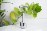 Safety Razor - Silver - Silver Single