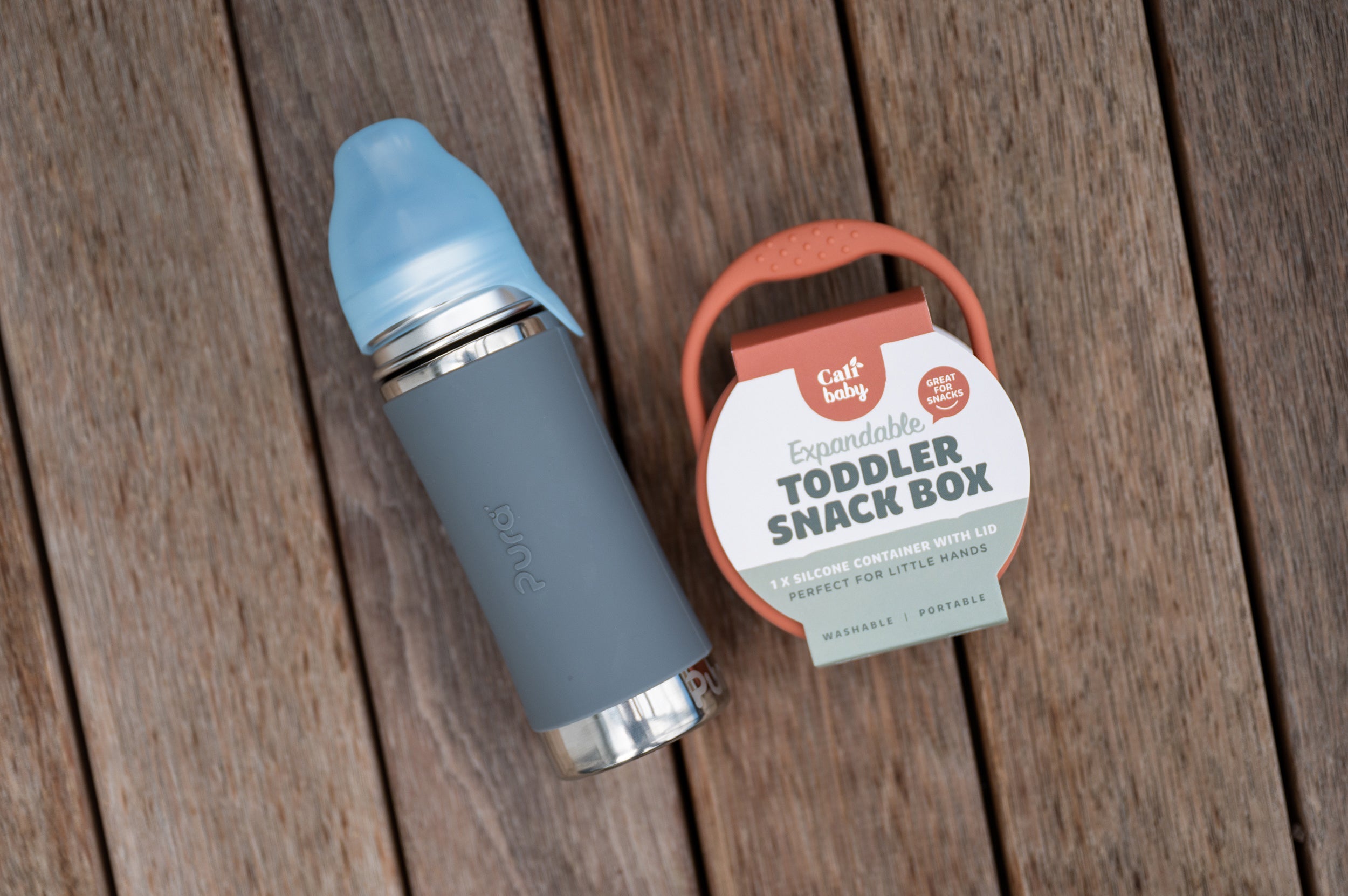 Toddler Snack Box - Rust