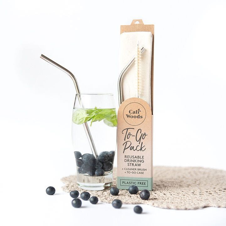 To-Go Straw Packs - Drinking Straw Rose Gold